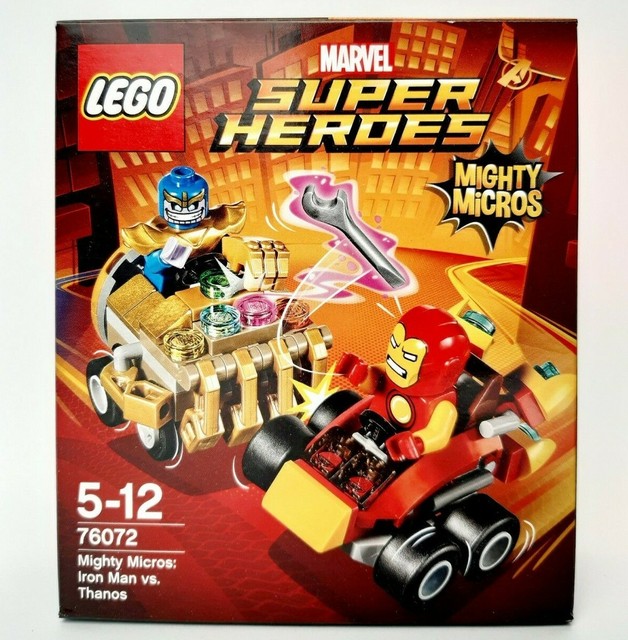 LEGO 76072 Marvel Super Heroes Mighty Micros Iron Man VS Thanos for ...