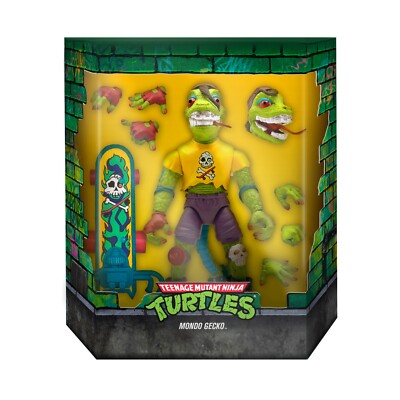 TEENAGE MUTANT NINJA TURTLES MONDO GECKO SUPER 7 ULTIMATES FIGURE TMNT IN STOCK