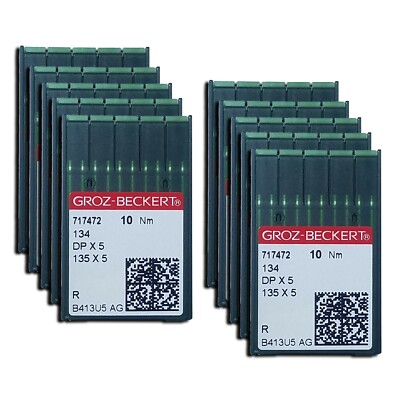 100 Groz-Beckert 134 135X5 DPX5 SY1955 797 Sewing Machine Needles Singer Pfaff
