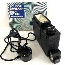 Soligor electronic flash unit -MK-10A Includes Accessories PARTS ONLY