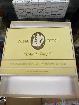 L'Air du Temps by Nina Ricci Eau de Toilette and Body Powder Set 