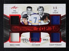 2018 Ultimate The Top 10 Red 2/3 Phil Esposito Guy Lafleur Marcel Dionne HOF k4s