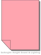 Lee Filters Lighting Gel Sheet 107 Light Rose