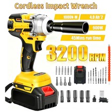 Electric Impact Wrench Cordless 12 Inch Driver Tool Battery For Car Tyre Wheel Electric Impact Wrench Cordless 12 Inch Driver Tool Battery For Car Tyre Wheel