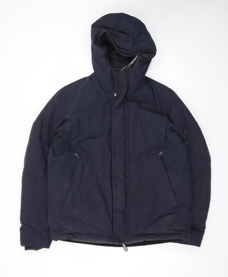 Norse Projects Daunenjacke Herren blau mit Kapuze Größe M