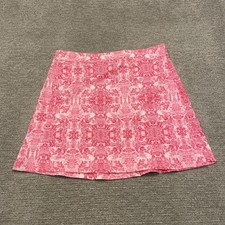 RipSkirt Hawaii Wrap Skirt Womens Large Pink Floral Tropical Beach Casual Pool