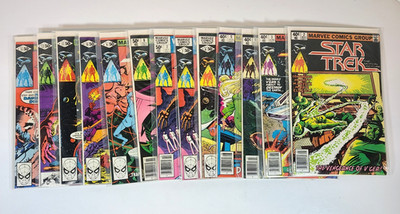Star Trek Comics #2-13 (2 Copies #7) ~ Lot of 13 ~ Marvel 1980 Bronze Age