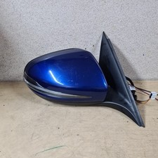 MERCEDES C-CLASS 2015-2019 WING MIRROR  DRIVER RIGHT SIDE IN BLUE 021279