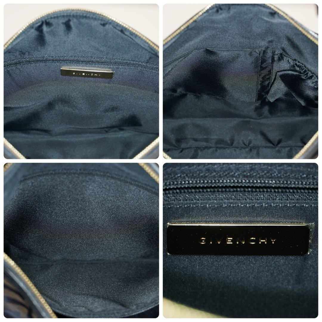 GIVENCHY 4G Monogram Leather Shoulder Bag Black Tassel Charm Auth From Japan thumbnail 8