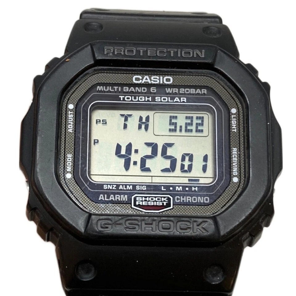 Montre Casio G-SHOCK GW-5000U-1JF Tough Solar Multiband 6 Screw Back JDM Japon - Photo 1/4