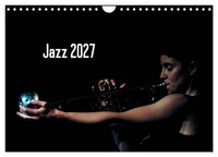 "Calendar 2027 · US Version · Jazz 2027 (Wall Calendar 2027 12\" × 8\" Landscape),"