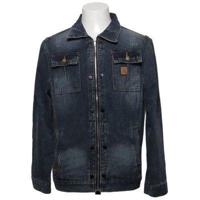 New Fashion Collection, Jeansjacke, Herren, Größe: L, Blau, Einfarbig #HPb