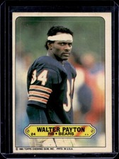 1983 Topps Walter Payton Stickers #24b Bears