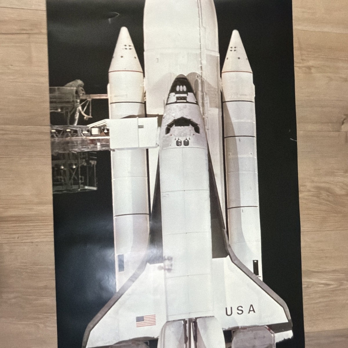 77 1985 Large NASA Space Shuttle Door Size Poster 62” X 21” | eBay