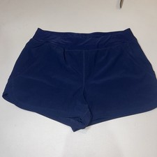 LANDS END Womens 14 QuickDry ELASTIC WAIST Board Swim Shorts
