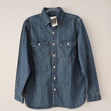 Levi's Jackson Worker Denim Shirt Mens S Button Down Long Sleeve NWT