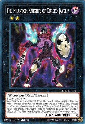 The Phantom Knights of Cursed Javelin - LEHD-ENC32 - Common - 1st Edition - Heav