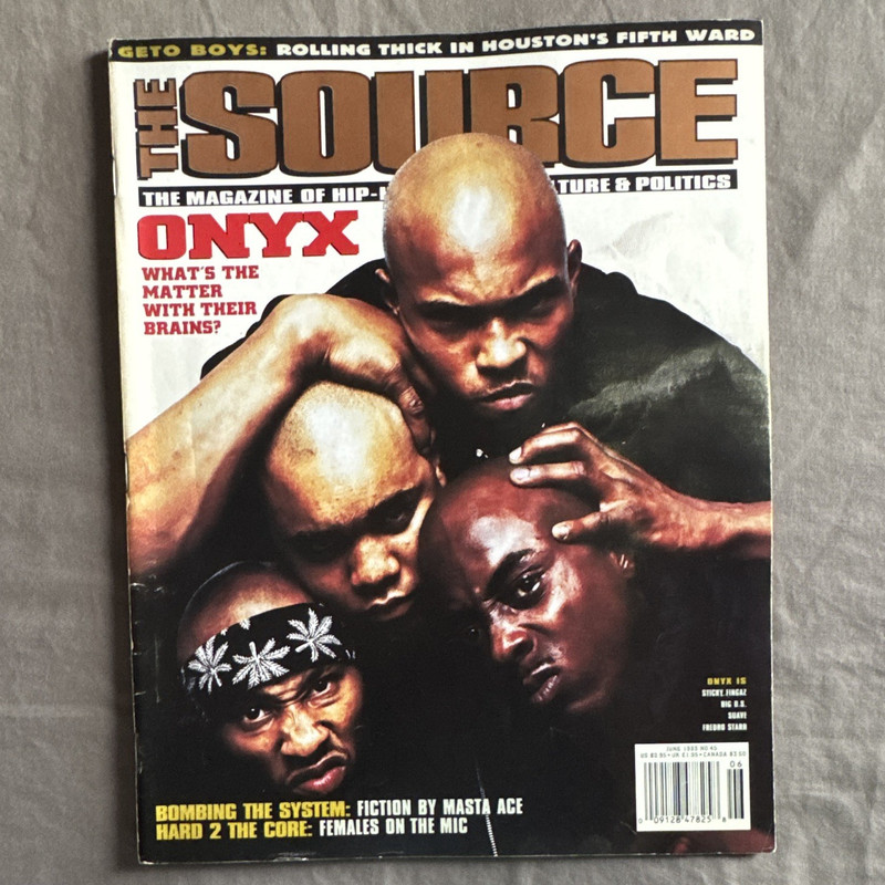 The Source Magazine June 1994 Issue #66 - Onyx Cover (Hip Hop, EN)
