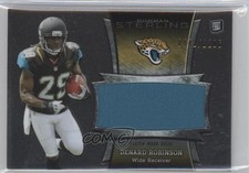 2013 Bowman Sterling Jumbo Rookie Relic 442/1200 Denard Robinson #BSJRR-DR 0o9
