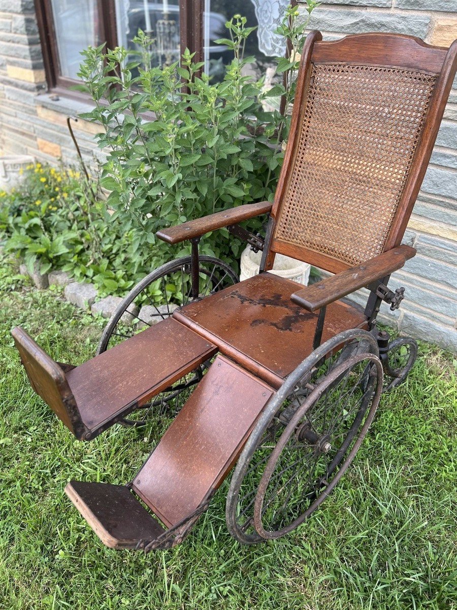 Antique Wicker Victorian Wheelchair | eBay