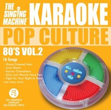 KARAOKE: POP CULTURE 80S 2 - V/A - CD - KARAOKE -  EXCELLENT CONDITION  - RARE