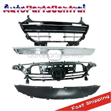 4x For 2021-2022 Honda Accord Sedan Front Bumper Grille W/Grille Cover