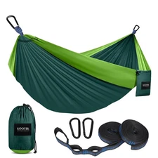 Camping Hammock 500 lbs Capacity, Portable Hammocks with Tree Straps & Attach...