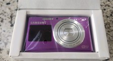 Samsung DualView DV150F 16.2MP Digital Camera - Purple