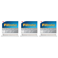 Filtrete 20x20x1 HVAC Furnace Air Filter MPR 300 MERV 5 3-Pack