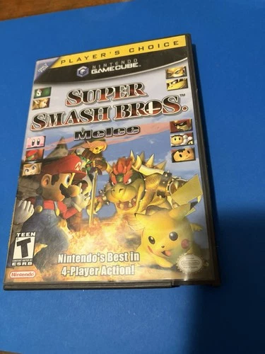 Super Smash Brothers Melee Nintendo GameCube 2001 With Manual