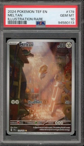 Pokemon Meltan Temporal Forces Illustration Rare #179 PSA 10 Gem Mint