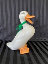 Ceramic Goose Figure Statue Vintage Country Duck Collectors 1980/1990s