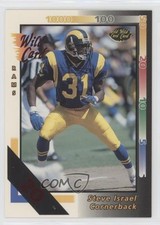 1992 Wild Card 20 Stripe Steve Israel #389 Rookie RC 0h1. rookie card picture