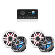 Fusion MS-RA210 Source Unit w/ Clarion  2 Pair  CMSP-651RGB-SWG Premium 6.5...