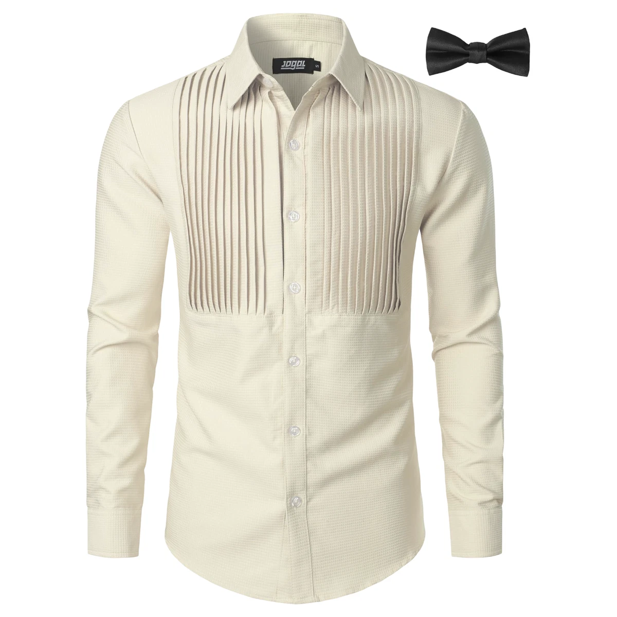 Camicia Uomo A Maniche Lunghe A Righe – Cotone Traspirante, Taglio Regolare Con Tasca E Colletto A Bottone - 6