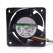 For SUNON PSD1206PMV3-A 60 60 38mm 12V 3.4W Cooling fan for DELL Server 4-wire