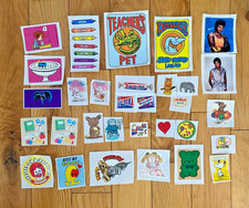 Vintage 80s Stickers: Bazooka, Scholastic, Hallmark, Used Restored: You Choose 