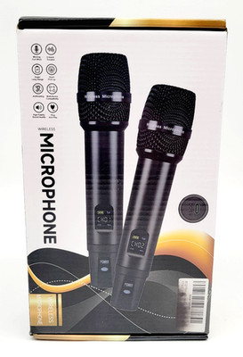 Plug And Play Wireless Microphone System Long Range Hi Fi Sound For Speaker PA