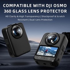 Panoramic Camera Tempered Glass Lens Protector Shockproof Cover for DJI OSMO 360