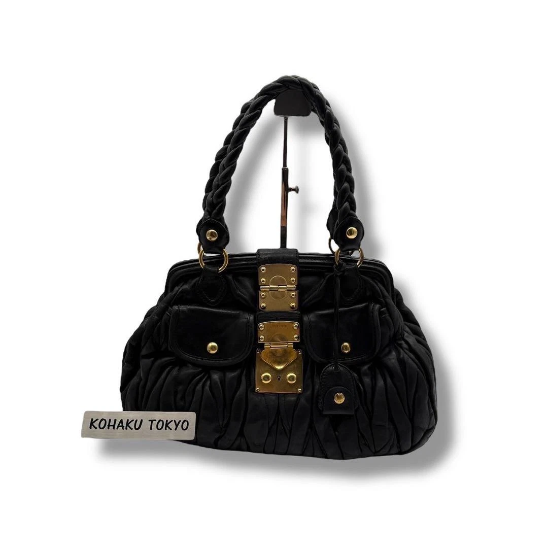 Miu Miu Shoulder Bag Black Bags & Handbags for Women for sale | eBay