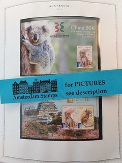 Australia 2012 vf MNH huge collection incl s/s bklts etc High FACE Value TOP!