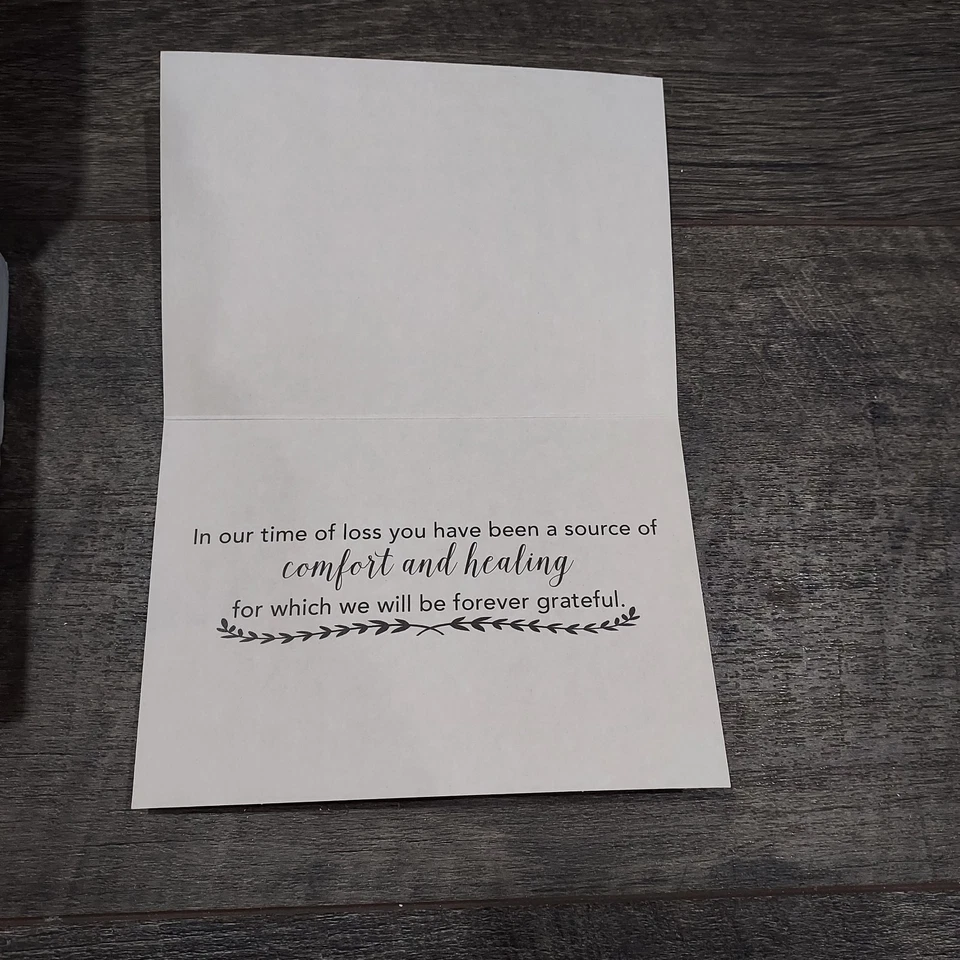 Tarjetas de condolencia con sobres caja de 30 piezas 4 x 6 en ciruela Foto 2 de 4