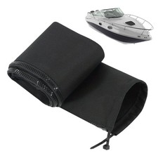 Trolling Motor Cable Sleeve 48 Inch Zippered Protector Black Wire Sleeve
