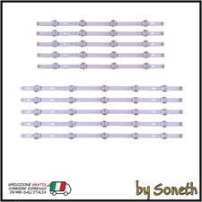KIT 10 BARRE LED PER TV 50" LG 50LB580V-ZMB 50LB5820 50LB5820-ZJ 50LB582B