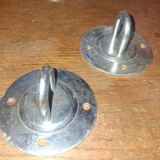 NOS IKEA Ekorre 800.410.49 2 Pack Galvanized Steel Swing Ceiling Mount Hooks