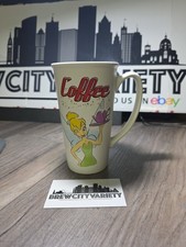 Tinker Bell 16 Oz Coffee Mug Disney Store Winking Waitress Ceramic