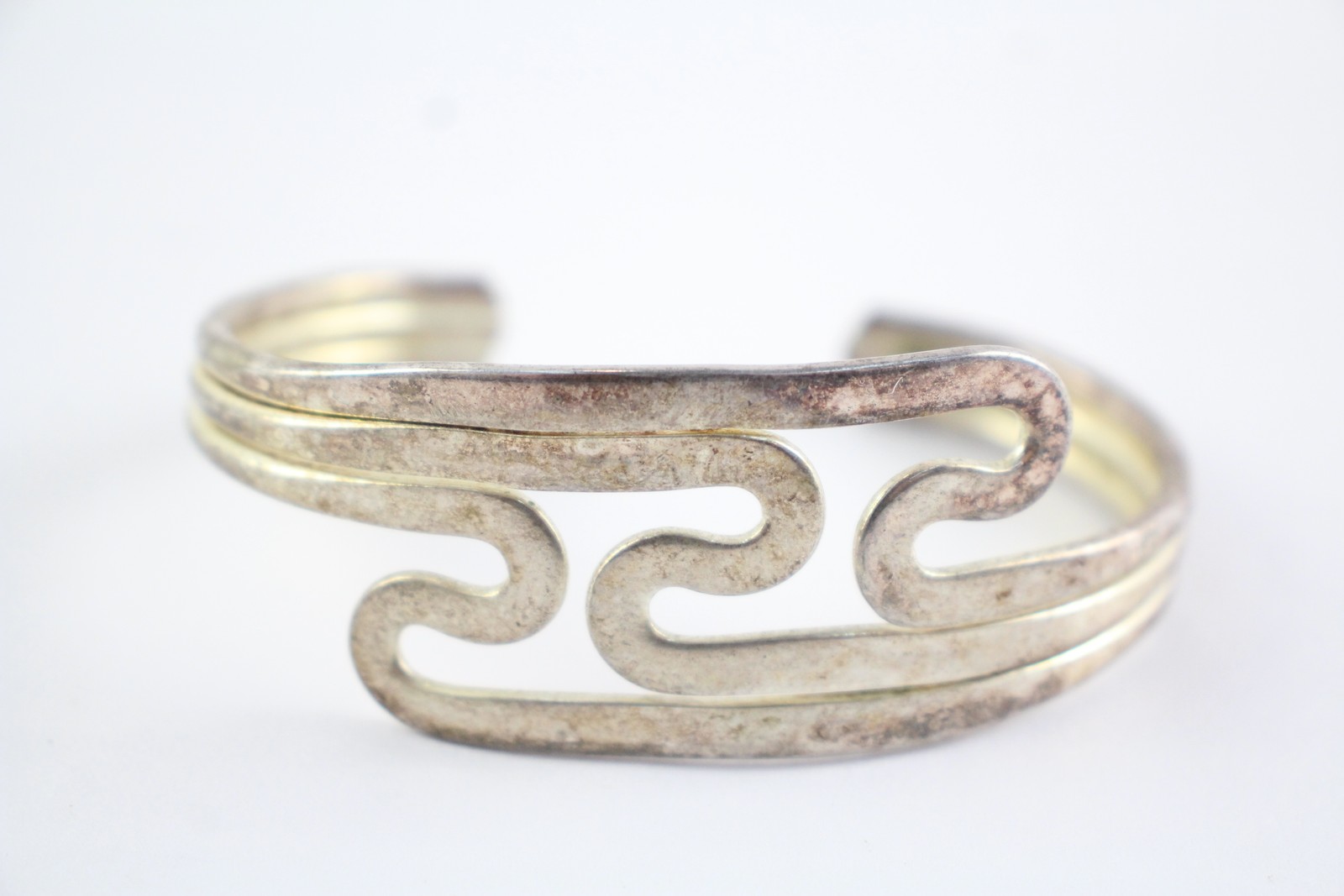 Sterling Silver Bangle Torque Statement Contempor… - image 3