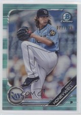 2019 Bowman Chrome Prospects Aqua Refractor 77/125 Brent Honeywell #BCP-88 y0i
