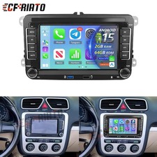 Für VW Eos 2006-2014 Apple Carplay Android 15 Autoradio GPS Navi WIFI 2*USB 64G
