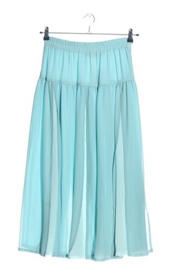 APART FASHION High Waist Rock Damen Rock Gr. DE 38 blau Casual-Look
